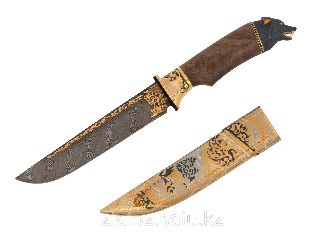 Нож ЦМ "Черная скала" (сталь Х12МФ) - Купить в Казахстане - фото 5 - id-p61718615