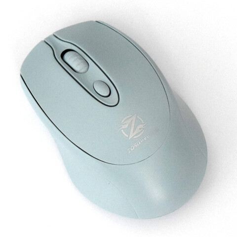 Мышь беспроводная для компьютера ZORNWEE Comfy {1600DPI, 4 кнопки, серия конфетных расцветок} (Черный) - фото 4 - id-p102130224