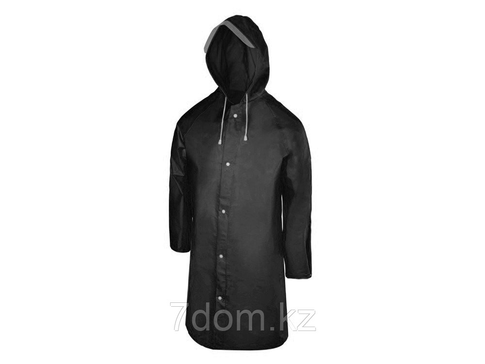 Дождевик Hawaii c чехлом унисекс, черный, фото 1