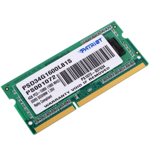 Crucial 4GB PC12800 DDR3L озу (PSD34G1600L81S) - фото 1 - id-p102133251