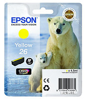 Epson №26 Желтый струйный картридж (C13T26144010)