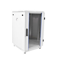 ЦМО Шкаф телекоммуникационный напольный 18U (600 × 800) дверь стекло, цвет чёрный серверный шкаф