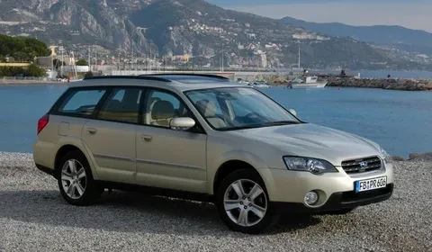 Переходные рамки на Subaru Outback III (BP) дорестайл и рестайл (2003-2009) для Hella 3R - фото 1 - id-p102149511