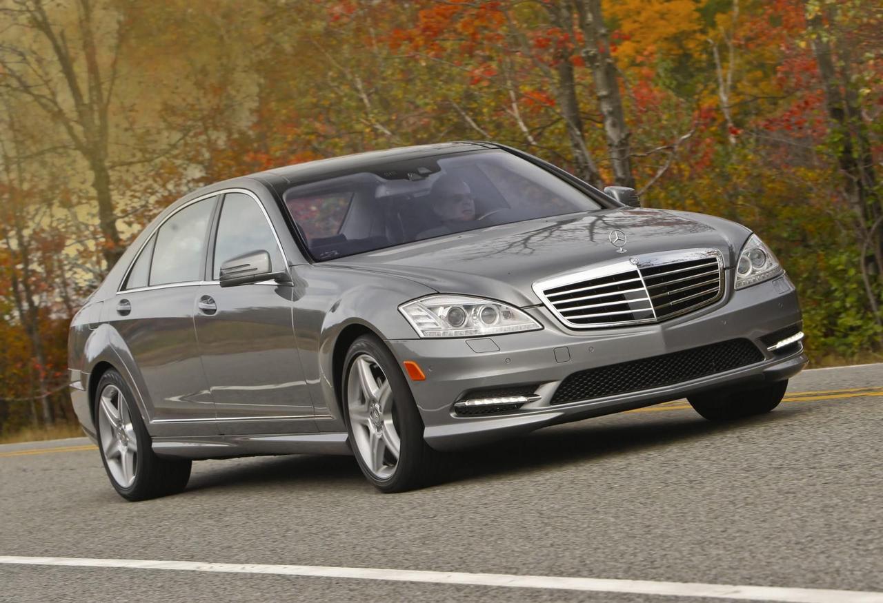 Переходные рамки на Mercedes-Benz S-class (2010-2013) на дальний, фото 1