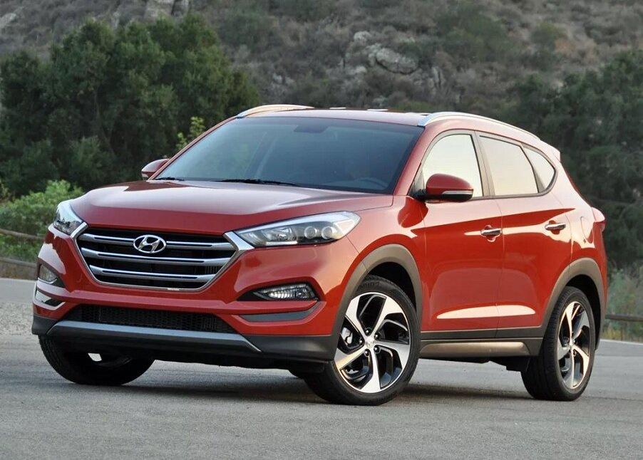 Переходные рамки на HYUNDAI Tucson 2015-2018 - фото 1 - id-p102149653