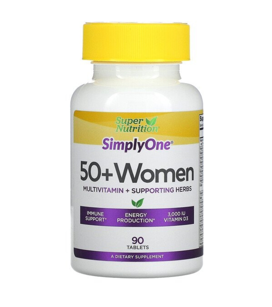 Super Nutrition травы для женщин старше 50 лет, 90 таблеток - фото 1 - id-p102151027