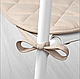 Подушка на стул СИТТА (SITTA), бежевый 38/35x38х2 см, фото 3