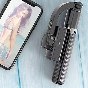 Штатив монопод стедикам стабилизатор для смартфона Gimbal 8 одноосевой электронный, фото 2