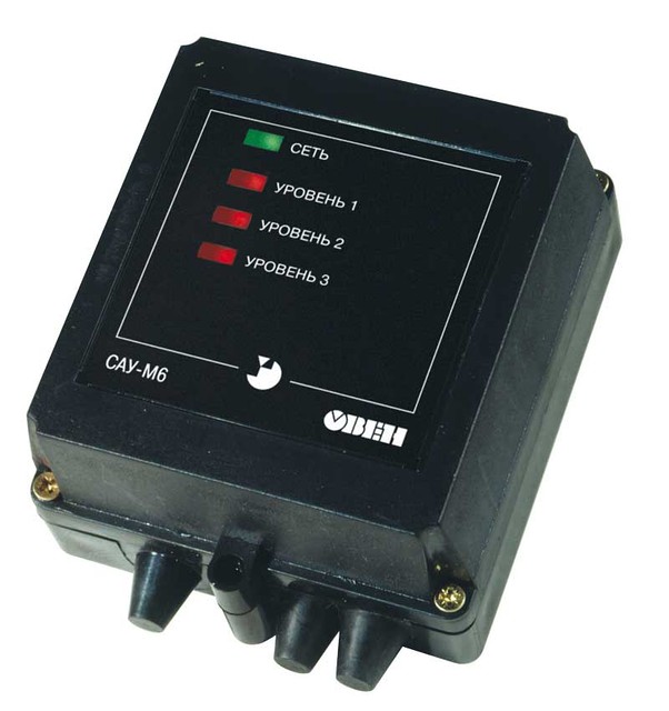 Сигнализатор уровня жидкости трехканальный ОВЕН САУ-М6 3-уровневый - фото 2 - id-p492300