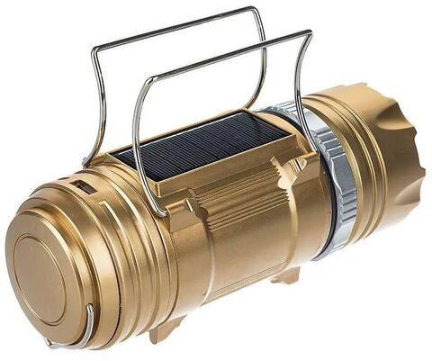 Фонарь-лампа-powerbank кемпинговый складной с солнечной батареей Solar Gold - фото 7 - id-p102184989