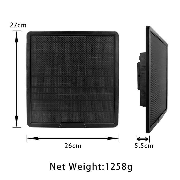 Солнечная панель WG25000 для фотоловушек, камер видеонаблюдения и других устройств, с 10-ю аккумуляторами - фото 10 - id-p102185832