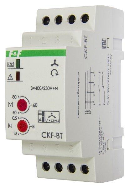 Реле контроля наличия, асимметрии и чередования фаз CKF-BT Евроавтоматика - фото 1 - id-p102185824