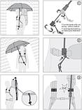 Лёгкий раскладной трекинговый зонт Swing Handsfree камуфляжный, фото 2