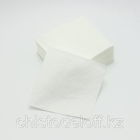 Салфетки 24*24, CHISTODELOFF белые 100 шт., фото 2