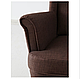 Кресло ТОЙВО (STRANDMON, ткань Skiftebo), коричневый, фото 2