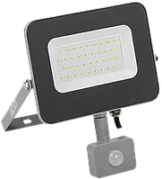 Прожектор светодиодный СДО 07-30Д с датчиком движения IP54 серый IEK