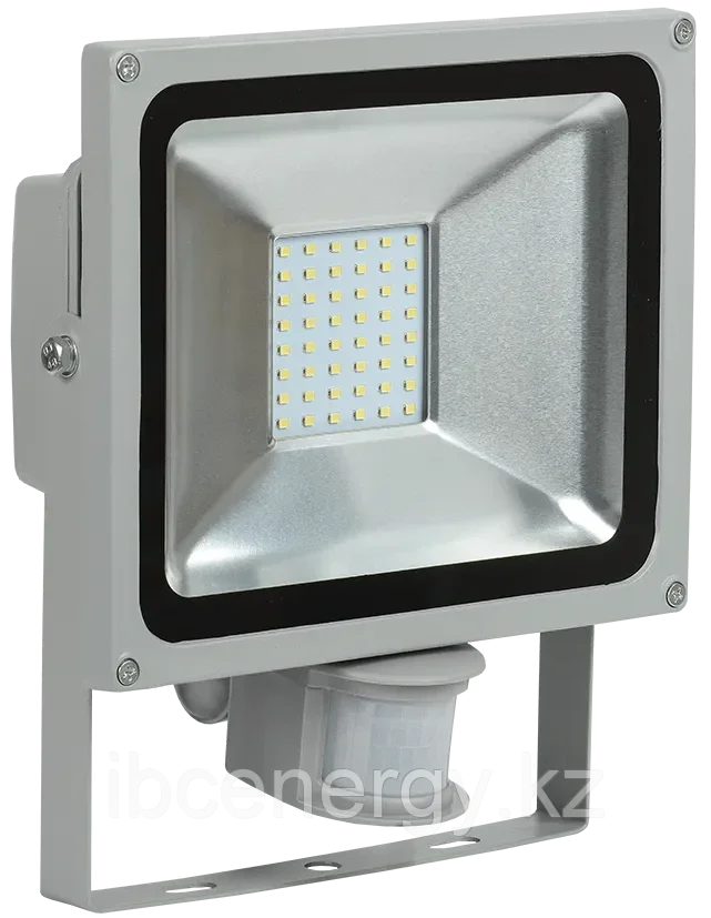 Прожектор светодиодный СДО 05-30Д (детектор) SMD IP44 серый IEK