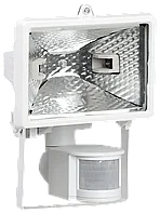 Прожектор галогенный ИО150Д (детектор) IP54 белый IEK
