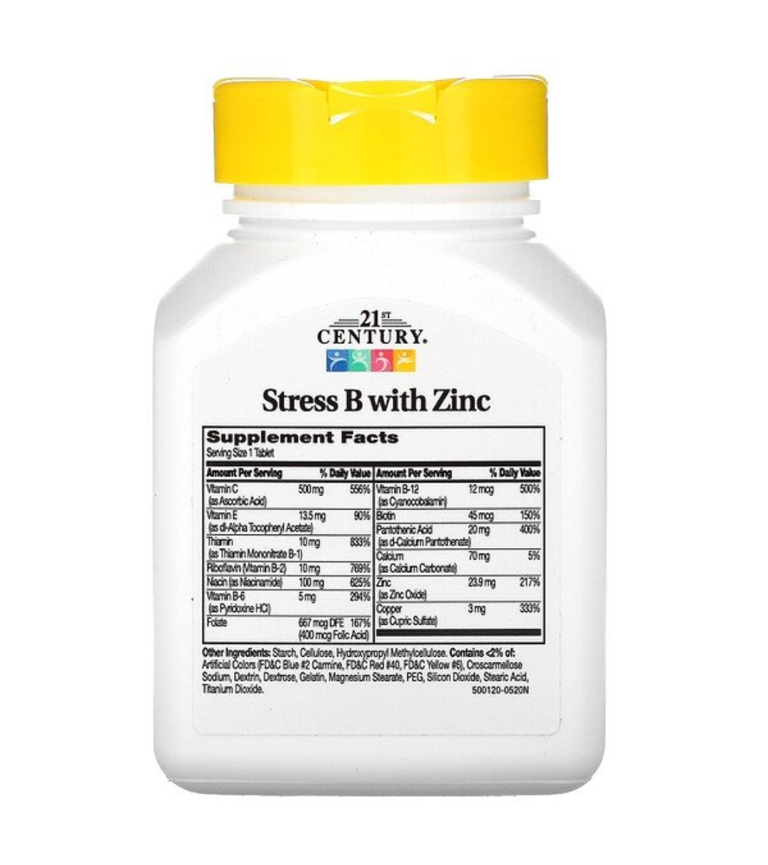 21st century Stress B, с цинком, 66 таблеток - фото 2 - id-p102207890