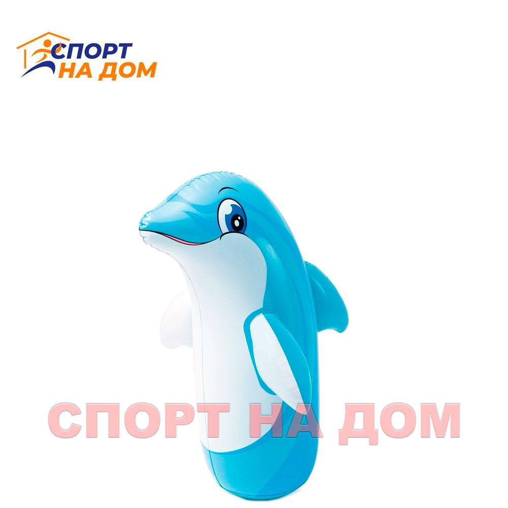 Детская груша надувная Неваляшка Intex 44669 (Дельфин)