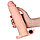 Интимная игрушка вибронасадка утолщитель, удлинитель на пенис  +5.5 см Vibrating Pleasure X-Tender, фото 3