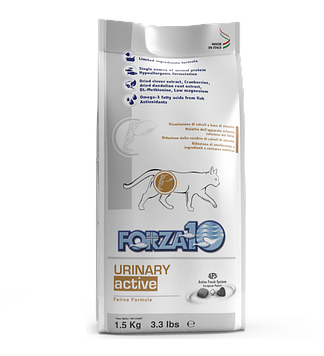 Forza10 Urinary Active Сухой корм для кошек, 1,5 кг