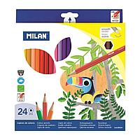 Набор цветных карандашей Milan 24 цвета