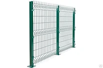 3D панели ограждения; из стальных прутьев с цинковым покрытием, с ребрами жесткости Ø 2500х1430мм ГОСТ 3282-74