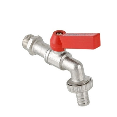 Кран шаровой водоразборный без штуцера Ду 15 Ру16 НР G1/2" маховик незамерзающий Unipump 65450, фото 1