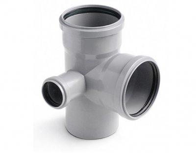 Крестовина двухплоскостная чугунная ЧК  Ду100х100х100х50 (левая) ГОСТ 6942-98, фото 1