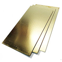 Лист латунный 0.4х600х1500  Л63