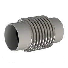 Компенсатор сильфонный осевой многослойный с кожухом Ду 15 Ру16 под приварку патрубки сталь Тмакс=95С Ридан, фото 1