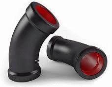 Отвод чугунный раструбный ВЧШГ 45* Ду250 ГОСТ 5525-88, фото 1