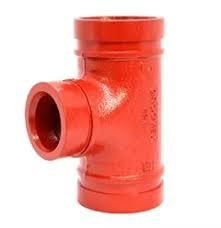 Тройник переходной резьбовой грувлок TRT Ду65х50 (Дн76,1х2") Ру25 TRT076R002 DINARM, фото 1