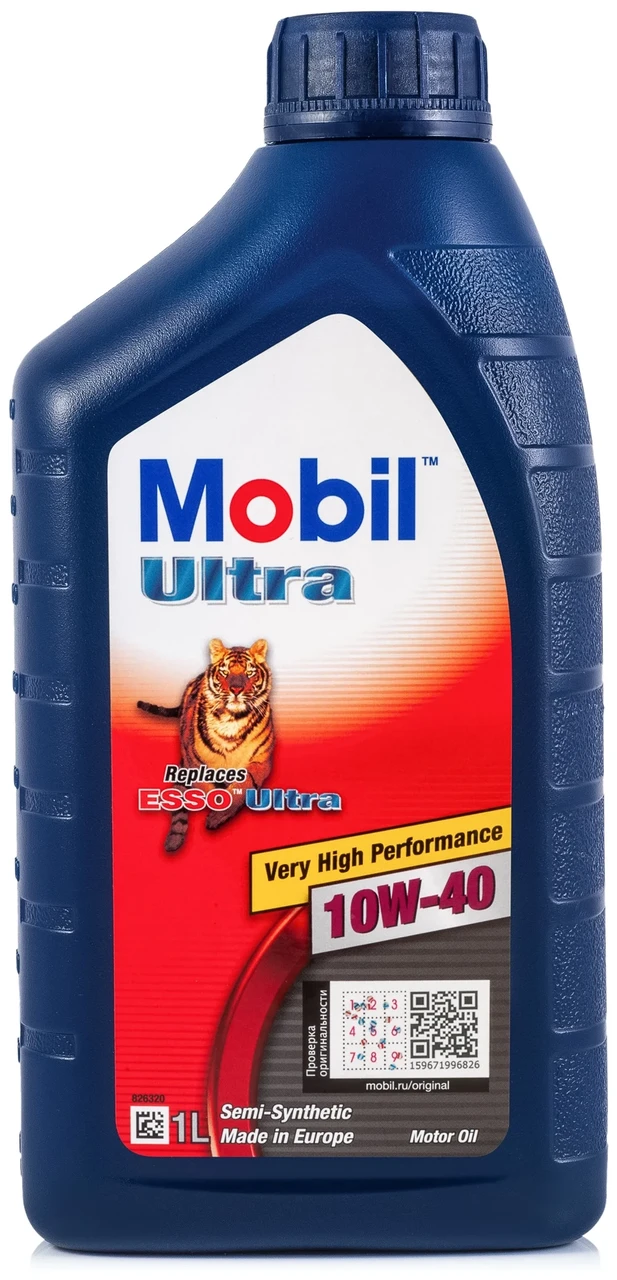 Моторное масло Mobil Ultra 10w/40 1л