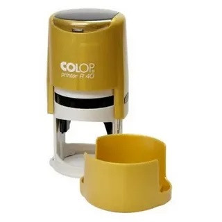 40R Оснаска для печати диам 40мм, золотисто/желтая
