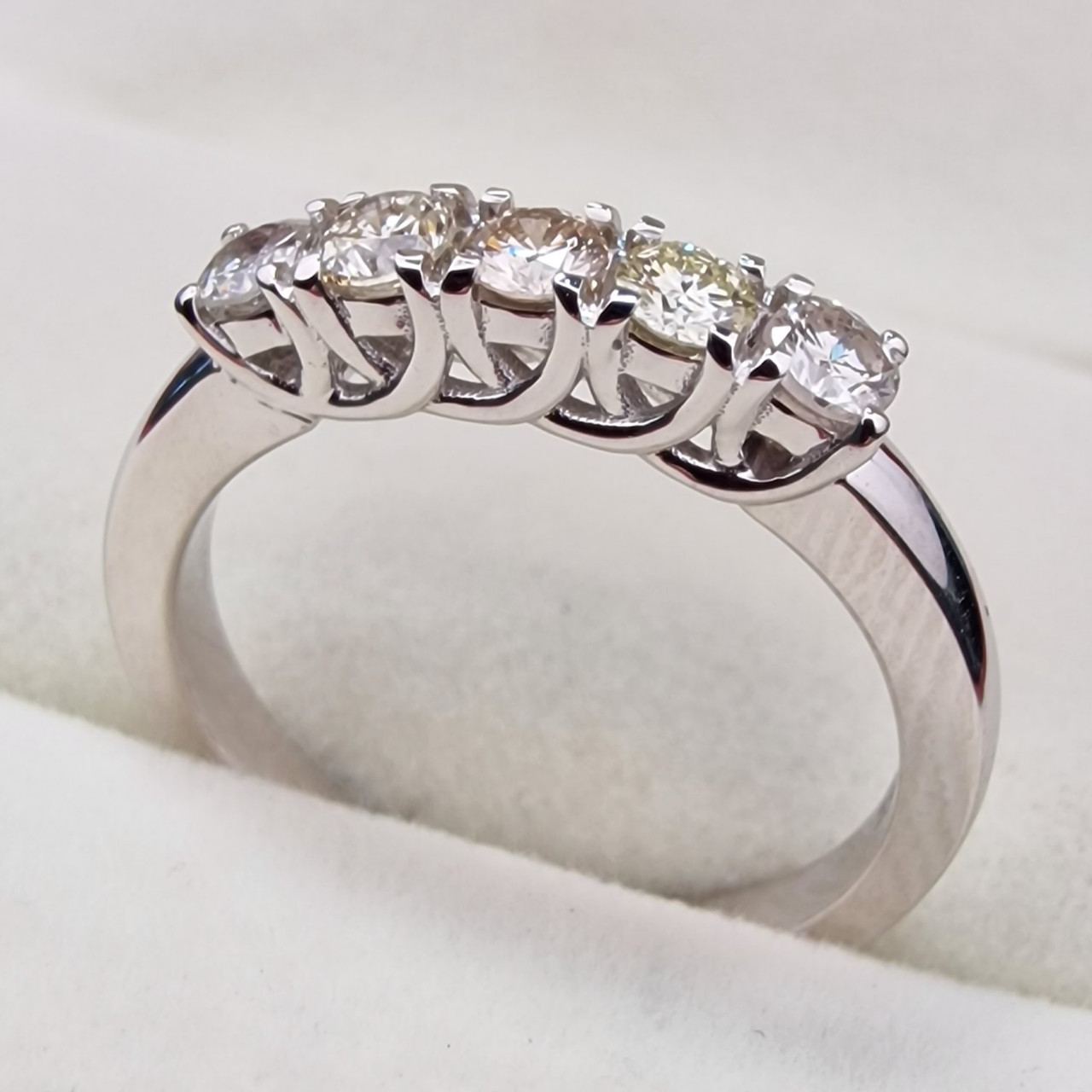 Золотое кольцо с бриллиантом 0.465Сt SI1-SI2/K VG-Cut - фото 2 - id-p102207902