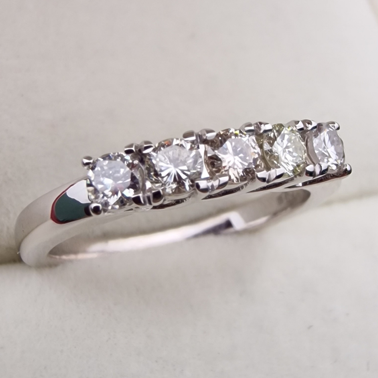 Золотое кольцо с бриллиантом 0.465Сt SI1-SI2/K VG-Cut - фото 8 - id-p102207902