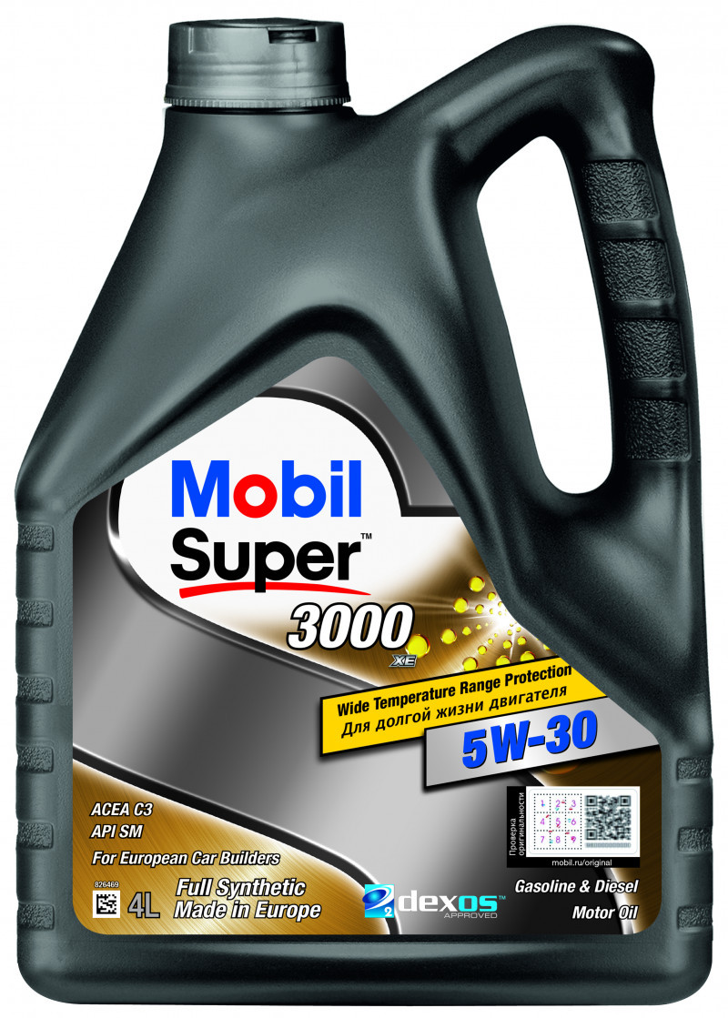 MOBIL SUPER 3000 5W-30 XE 4л