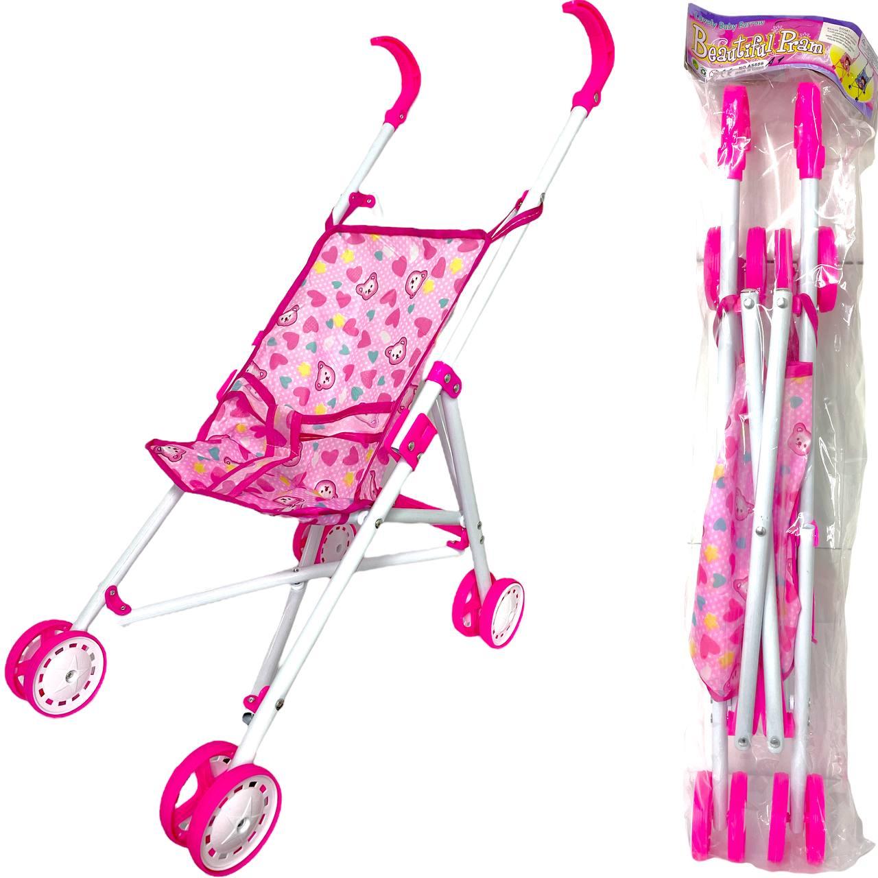 AS886a1 Коляска металл трость Beautiful Pram 59*10см