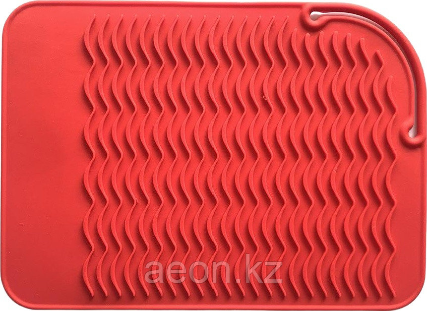 Термостойкий силиконовый коврик для утюжка и плойки Красный - фото 1 - id-p102245272