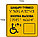 Табличка  Вызов помощи   "для людей с ограниченными возможностями" со шрифтом Брайля. 3D, фото 2