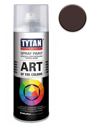 Краска аэрозольная коричневая 400 мл Tytan, фото 2