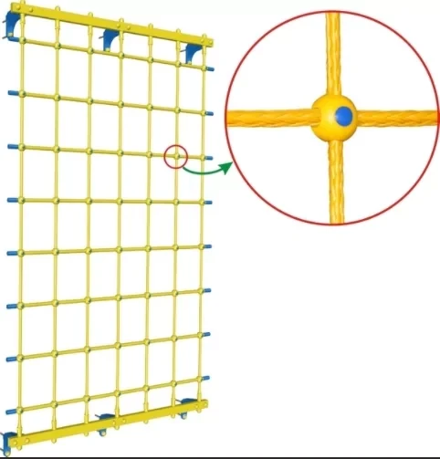 Веревочная сетка настенная ширина 75 см