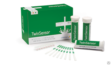 Twinsensor (96 тестов), тест на антибиотики в молоке - фото 1 - id-p102261315