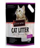 Наполнитель Katze King для кошачьих лотков, белые палочки, 10 л