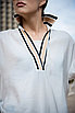 Женская блузка Hukka Цвет: Белый.  Состав: Хлопок., фото 3