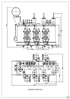 Трансформатор ТДЦТН-125000/220-У1 трехобмоточный