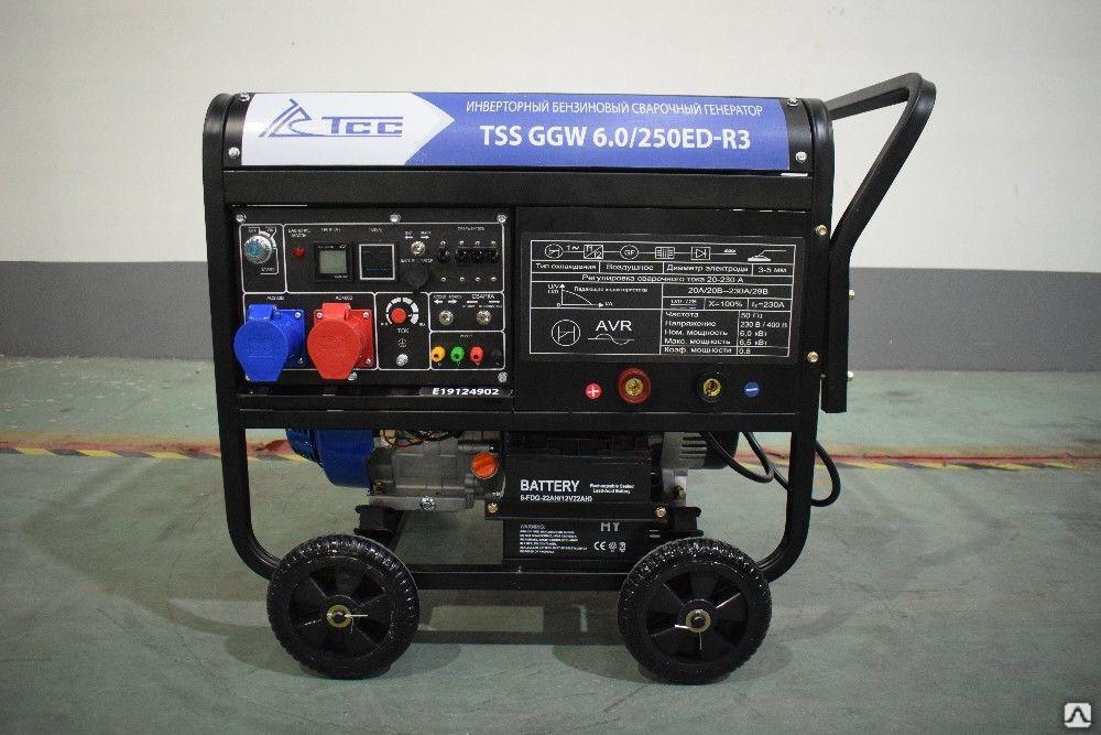 Инверторный бензиновый сварочный генератор TSS GGW 6.0/250ED-R3 - фото 1 - id-p102277433