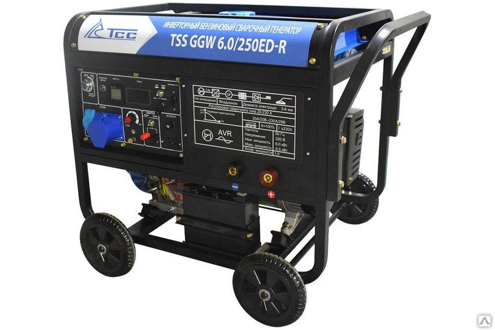 Инверторный бензиновый сварочный генератор TSS GGW 6.0/250ED-R открытый - фото 1 - id-p102277465